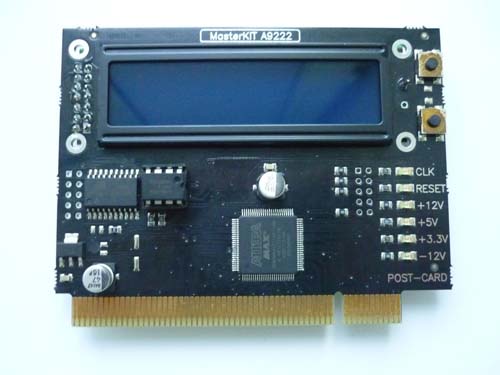 Устройство для ремонта и тестирования компьютеров - POST Card PCI BM9222
