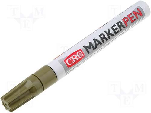 Химическое средство Маркер перманентный золотой Химическое средство Маркер перманентный золотой