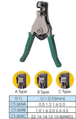 Инструмент для зачистки, обрезки проводов и формовки выводов CT-369A