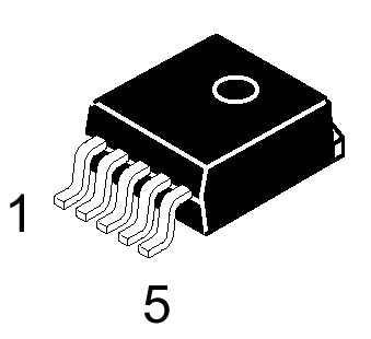 Микросхема LM2596S-5.0 NSC D2PAK-5