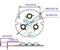 LED  EMCW-A30000C-03KR