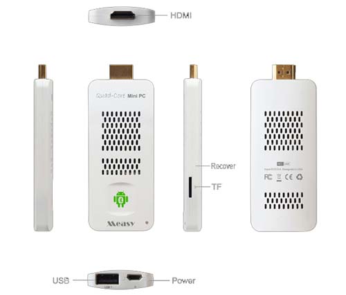  MiniPC KIT U4K. Allwinner A31, Android 4.1, Bluetooth 4.0, RAM 2G, flash 8G