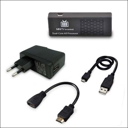 Очень компактный мини-компьютер MK808B- Dual Core mini PC, RK3066, Android 4.2, Bluetooth, RAM 1G, flash 8G