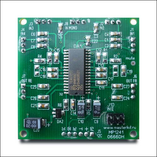      4- TEA6320   ARDUINO MP1241A