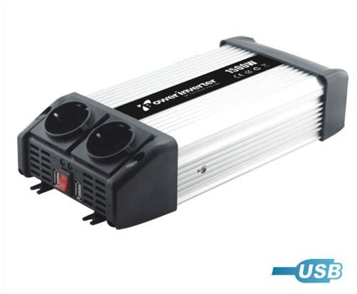 DC-AC  PowerInverter 1500W USB