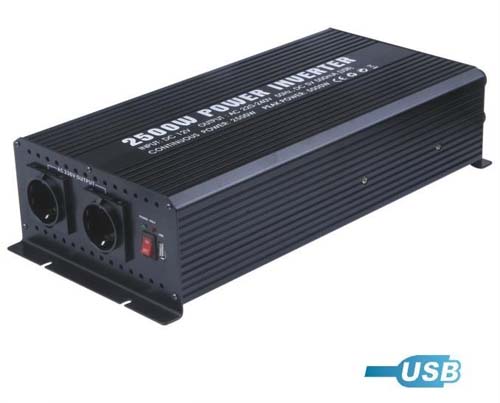 DC-AC  PowerInverter 2500W USB