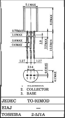 Транзистор биполярный стандартный 2SC2230A-GR