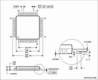    TLV320AIC10IPFB