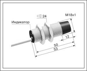 Датчики индуктивный ВБ2.18М.53.8.2.1.К Датчики индуктивный ВБ2.18М.53.8.2.1.К