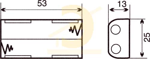   BAT/HOLD.AAAx2 BH-421-3A