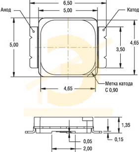 LED мощный осветительный MX6AWT-A1-0000-0009B7