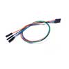 , ,  4 pin to 4 separated pins female jumper wire-300mm [5 PCs pack]