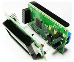 Микропроцессорный модуль SEM007M-16L-8 Evolution на базе микроконтроллера ATmega16L-8AU.