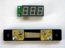 EK-SAH0003R-50L Миниатюрный цифровой встраиваемый амперметр до 50 А постоянного тока. Красный светодиодный индикатор. ШУНТ В КОМПЛЕКТ НЕ ВХОДИТ.
