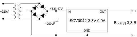    EK-SCV0042-3.3V-0.9A