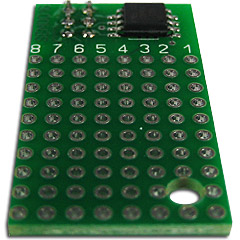 EK-SEM0016M-45V Модуль серии Evolution light на базе микроконтроллера ATTINY45V-10SU.