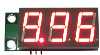 EK-SVH0001UR-10, вольтметр 0..9,99В, ультра яркий красный индикатор