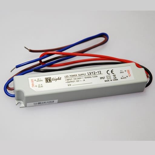   12V 12W 1.0A IP-67 LP12 