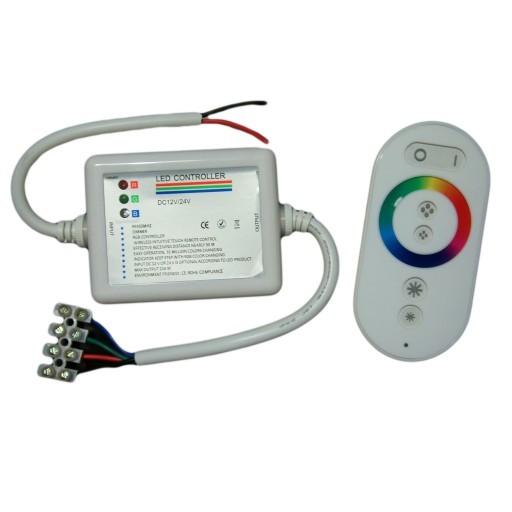 Контроллер RGB PSDRF-002 Sensor Пульт-овальный 12/24v