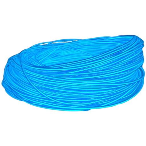 Холодный неон гибкий EL WIRE 2.3 мм синий /Blue, Azzuro/