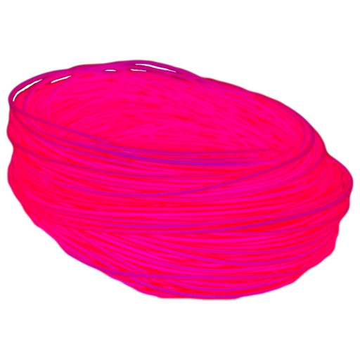 Холодный неон гибкий EL WIRE 2.3 мм розовый /Pink, Sankoya/