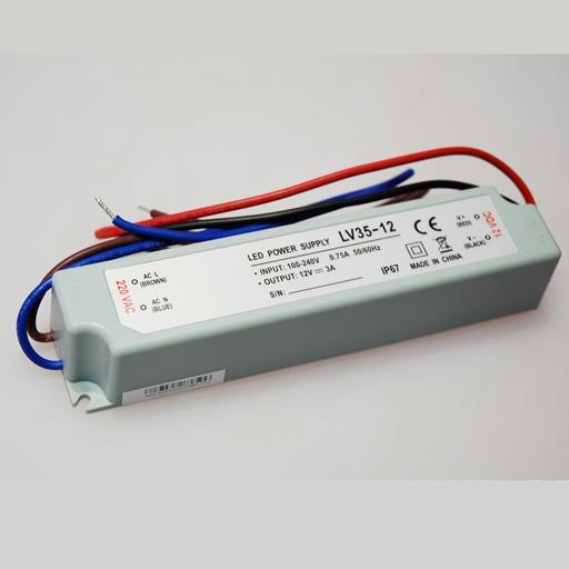   12V 35W 3.0A IP-67 LP35 