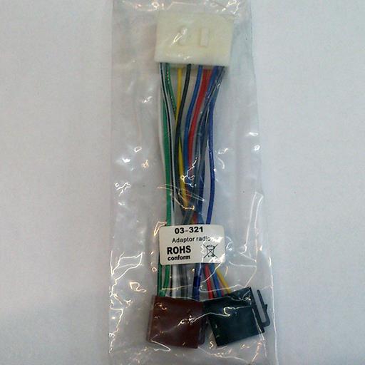 Разъём автомагнитолы DAEWOO, MATIZ, LANOS, SUBARU /CPE03-321, DW MTZ/CV LS/CH-EUR ADAPTER RADIO//с переходником EURO/