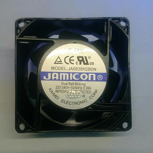 JA0838H2BO10N-L-R /клемма/ 220V /80х80х38/ мм B/подшипник качения/Jamicon вентилятор