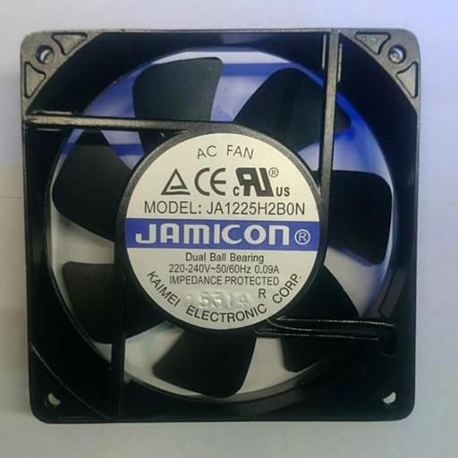 JA1225H2BON-T/клемма/ 220V /120х120х25/ мм B/подшипник качения/Jamicon вентилятор