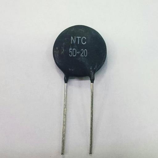 Терморезистор NTC 5D-20 /5 Ом 7A Термистор 20 мм/