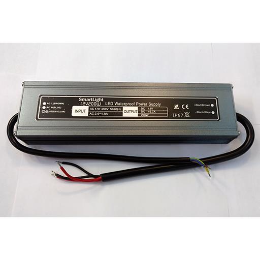 Блок питания 12V 200W 16.7A IP-67 CVS200 герметичный