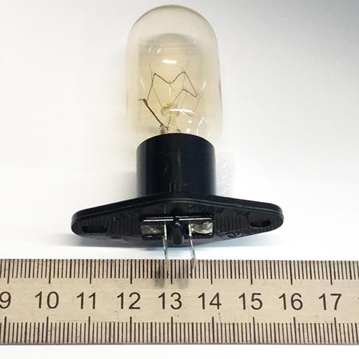 Лампа накаливания для свч-печей 25W, 240V, 2A, цоколь Z187 /LG Г-образный, коньки/
