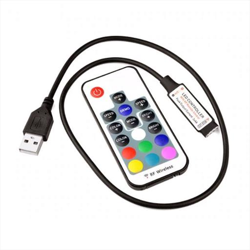 RGB    Micro + RF  17 3 x 2A /5V USB/