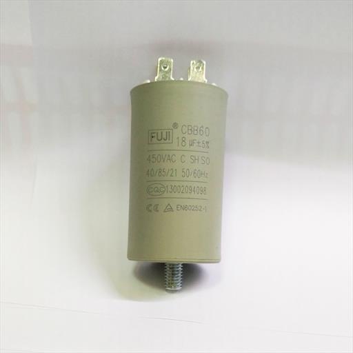 Пусковой конденсатор CBB60M 18mF - 450 VAC /±5%/ выв. 4 КЛЕММЫ+БОЛТ /40х70/ мм