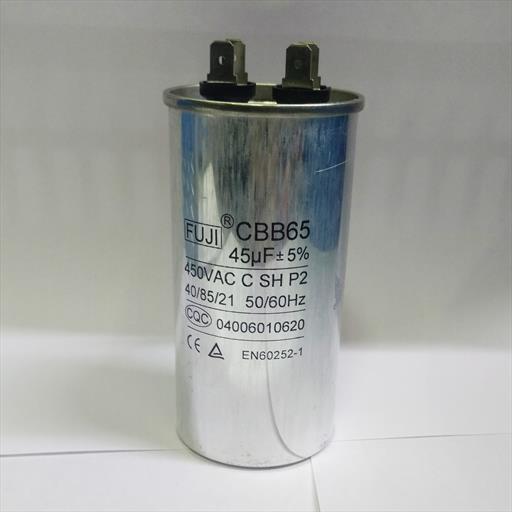   CBB65 45mF - 450 VAC /5%/ . 4  /50102/  ALUMINIUM