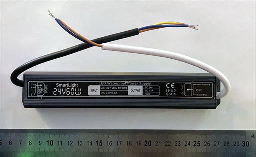 Блок питания 24V 60W 2.5A IP-67 CVS60 герметичный