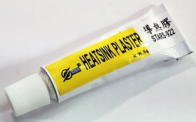 STARS-922 Heatsink Plaster. Клей теплопроводящий до 250 С. Тюбик 5 грамм.