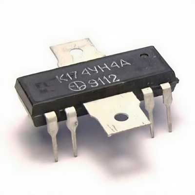 К174УН4А Усилитель низкой частоты, 4.5Вт/4Ом, 9В…15В Аналог TBA810AS  К174УН4А Усилитель низкой частоты, 4.5Вт/4Ом, 9В…15В Аналог TBA810AS