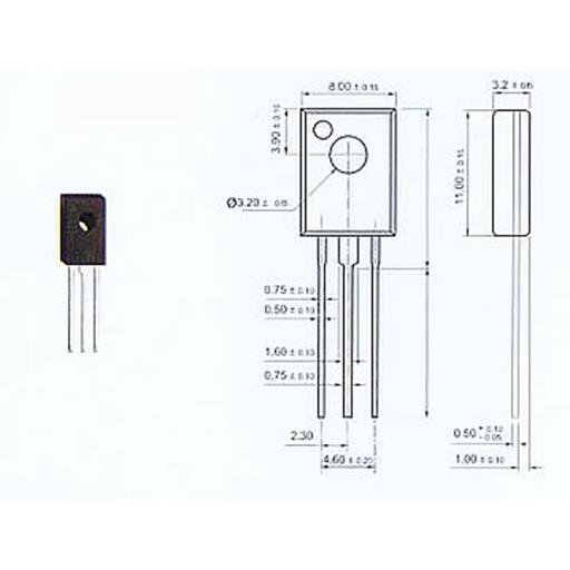 Транзистор биполярный MJE13002 ST, TO126F