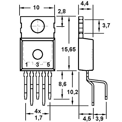 Микросхема LM1875T