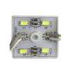  [LED] :  5630 - 4 . CW 12V, 1,44W, /3636/ , IP-65 / /