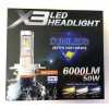    LED :  H11 9-36V 2*25W 6000lm ZESchip ip67 