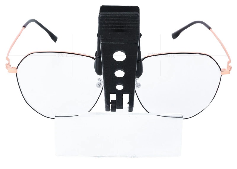 MG19156-2. Бинокулярная насадка-клипса на очки. 1,5х 2,5х 3,5х