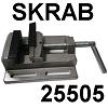Зажимной инструмент: тиски, струбцины: SKRAB 25505. Тиски станочные с проточкой губок