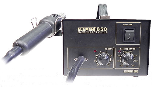 Паяльный фен ELEMENT 850 (Компрессорный)