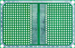 Двусторонняя макетная плата MTR241PLUS (0.5DM_SOIC) с металлизацией отверстий,