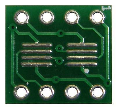 Двусторонняя плата адаптер переходник для микросхем SO8 MSOP8 SOIC8 TSSOP8 SOP8 в DIP8
