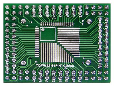    - 
TQFP / QFP / LQFP / PLCC 32...100 pin/ 0,5
 TQFP / QFP / LQFP / PLCC 32...64 pin/ 0,8.