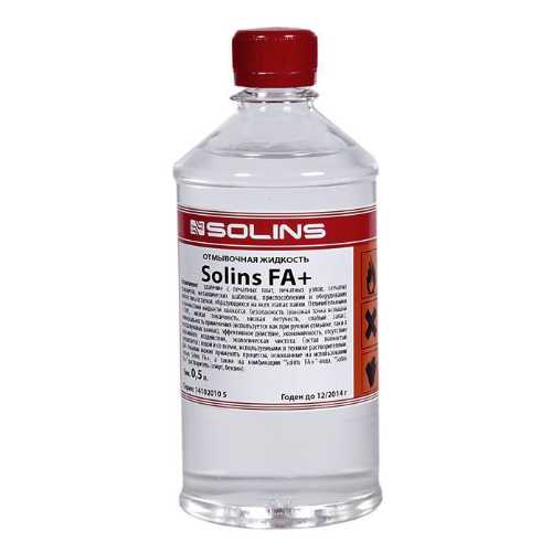 Отмывочная жидкость SOLINS FA+ 0.5 литра