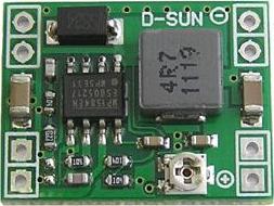 Модуль RP011. Миниатюрный понижающий DC-DC преобразователь EM1584 напряжения 4, 5...28 В в 0, 8...20 В (3 А)